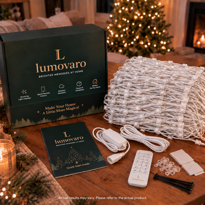 lumovaro balcony curtain lights kit and accessories