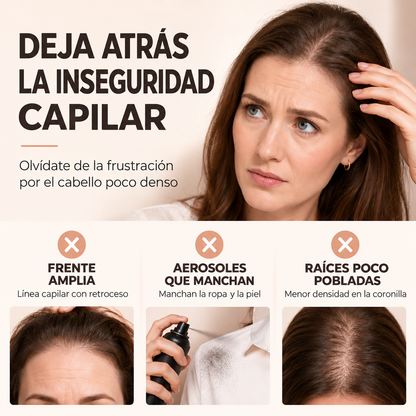 Polvo capilar en barra con aplicador de esponja — información en español