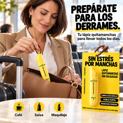 Lápiz quitamanchas portátil de doble cabezal — información en español 8