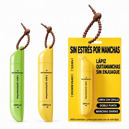 Lápiz quitamanchas portátil de doble cabezal — información en español 9