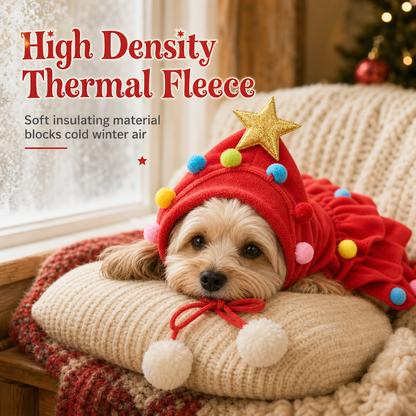 ⏳ Limited-Time Offer: 50% OFF ⏰🎉Christmas Tree Pet Cape Cloak for Cats & Dogs