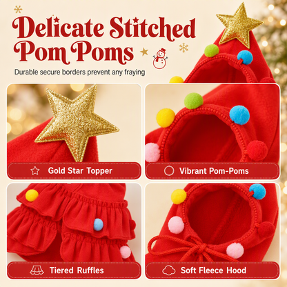⏳ Limited-Time Offer: 50% OFF ⏰🎉Christmas Tree Pet Cape Cloak for Cats & Dogs