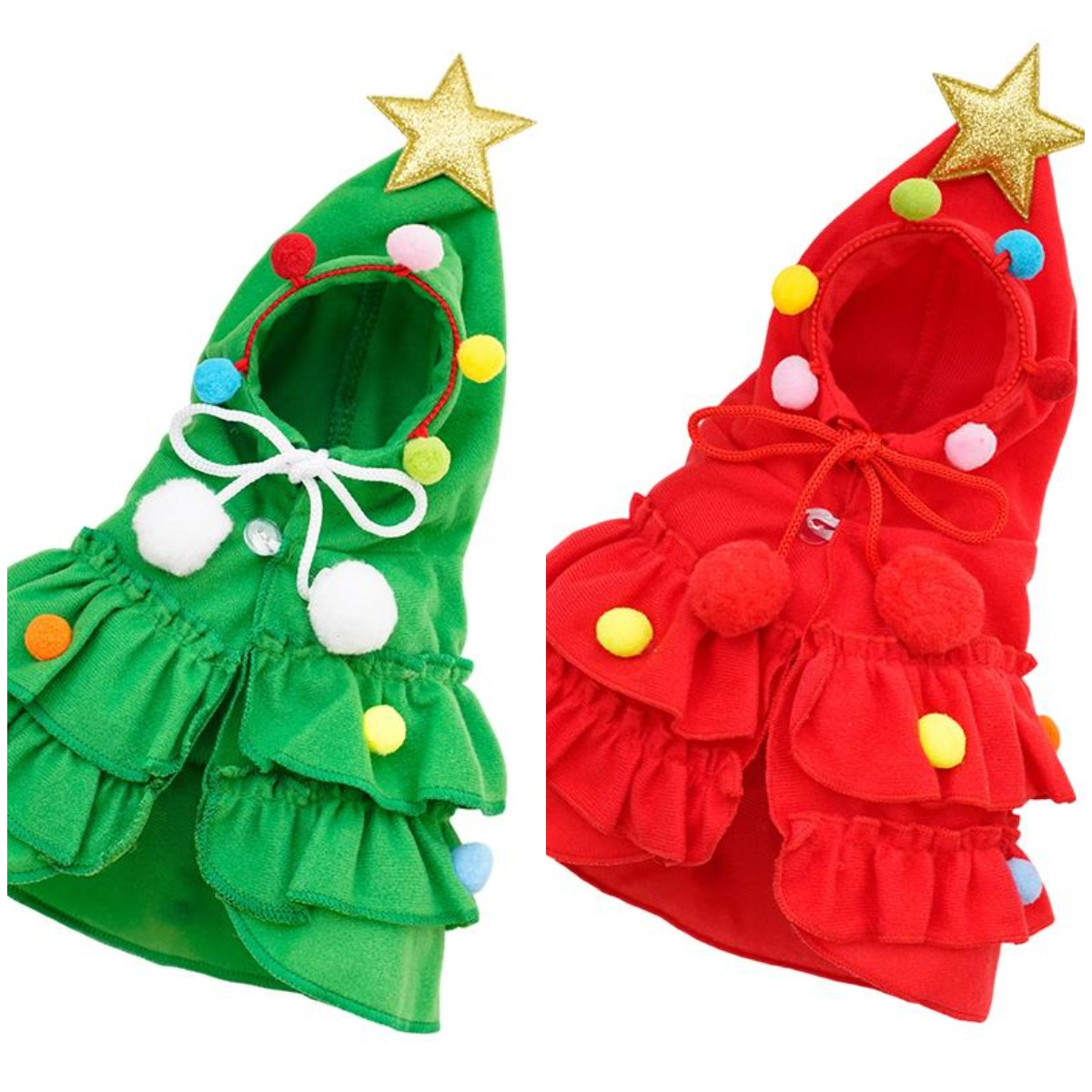 ⏳ Limited-Time Offer: 50% OFF ⏰🎉Christmas Tree Pet Cape Cloak for Cats & Dogs