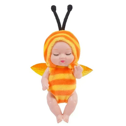 🔥HOT SALE 50% OFF🎁⚡50K+ SOLD! Almost Gone-💥Mini Lifelike Realistic sleeping baby doll set with animal costumes